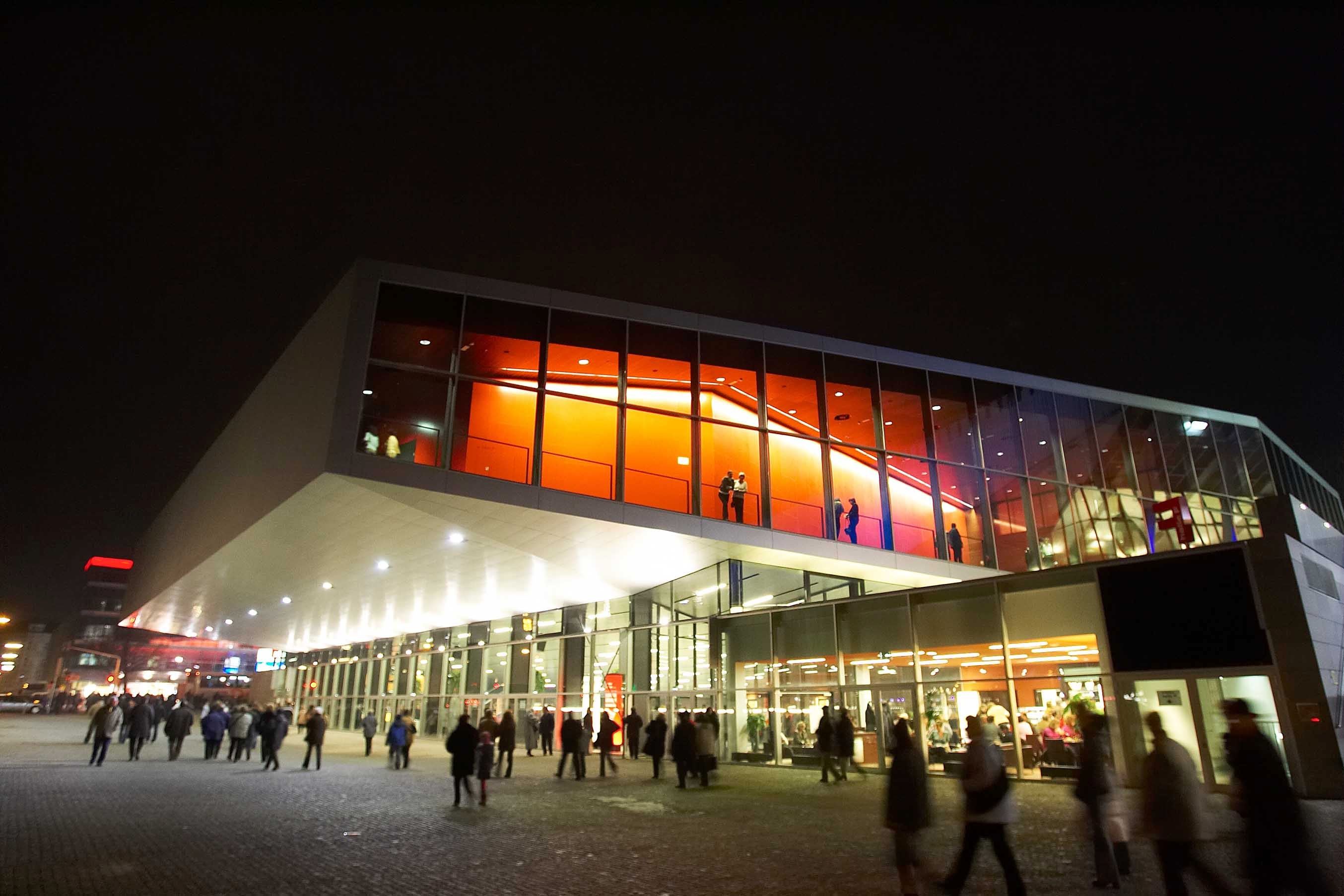 Außenaufnahme der Stadthalle F in Wien