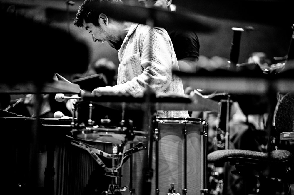 Percussionist mit Punk-Attitüde