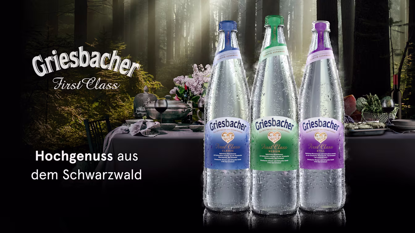 Hochgenuss aus dem Herzen des Schwarzwaldes Griesbacher Mineral- und Heilquellen GmbH