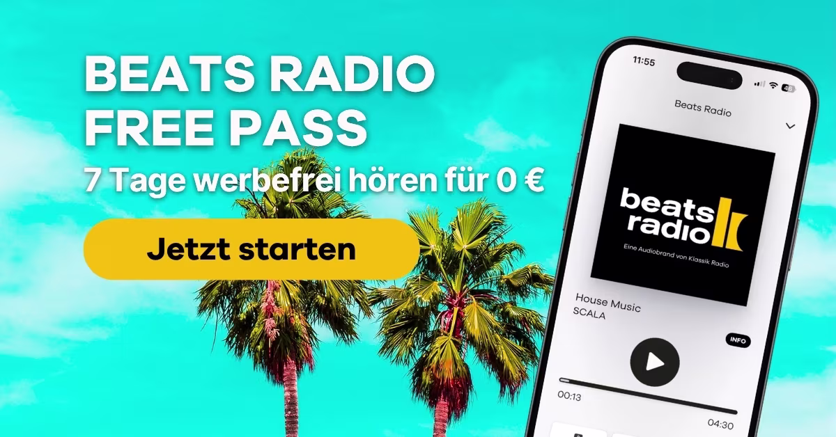 Beats Radio Free Pass - 7 Tage werbefrei hören für 0 Euro