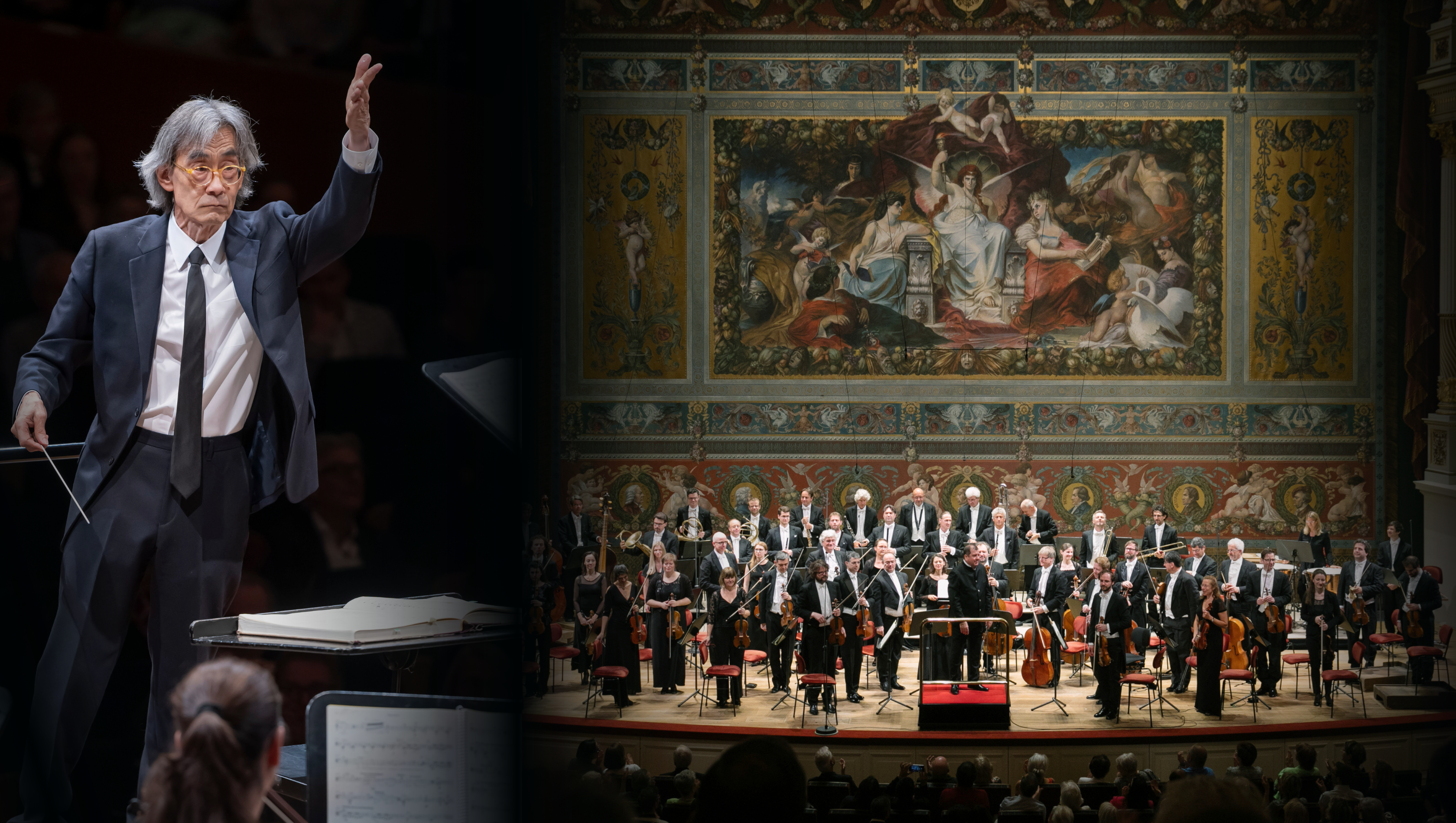 Lucerne Festival Dirigent auf der Bühne