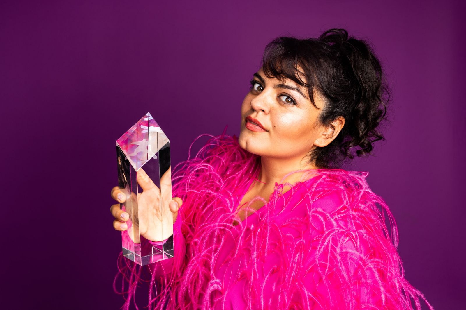 Moderatorin Sara Faszilat 