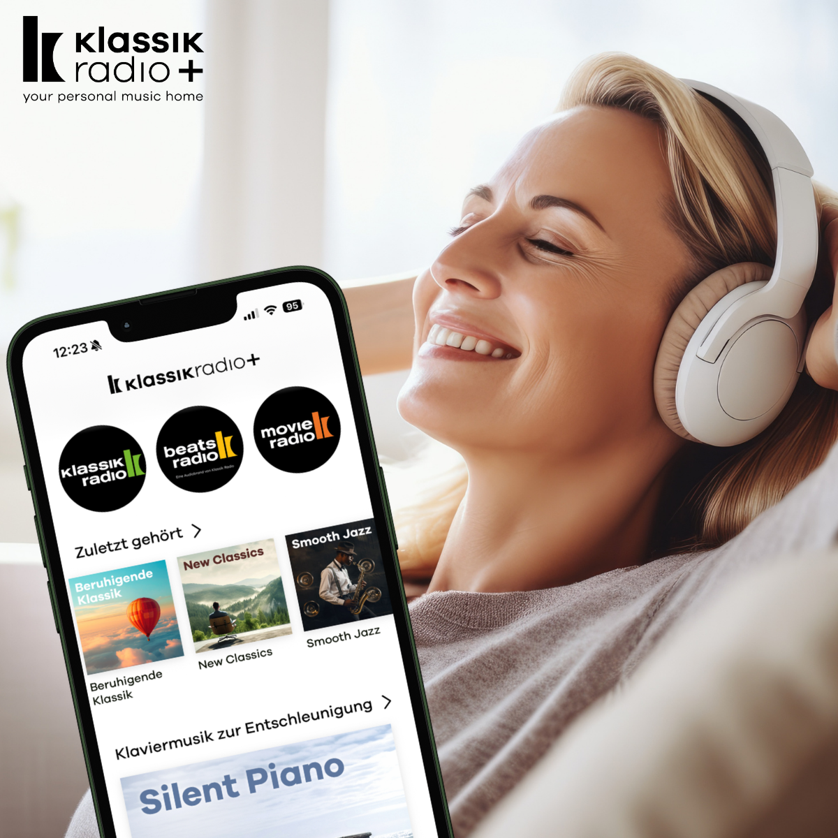 Klassik Radio Plus - Die Musik-App zum Entspannen und Genießen