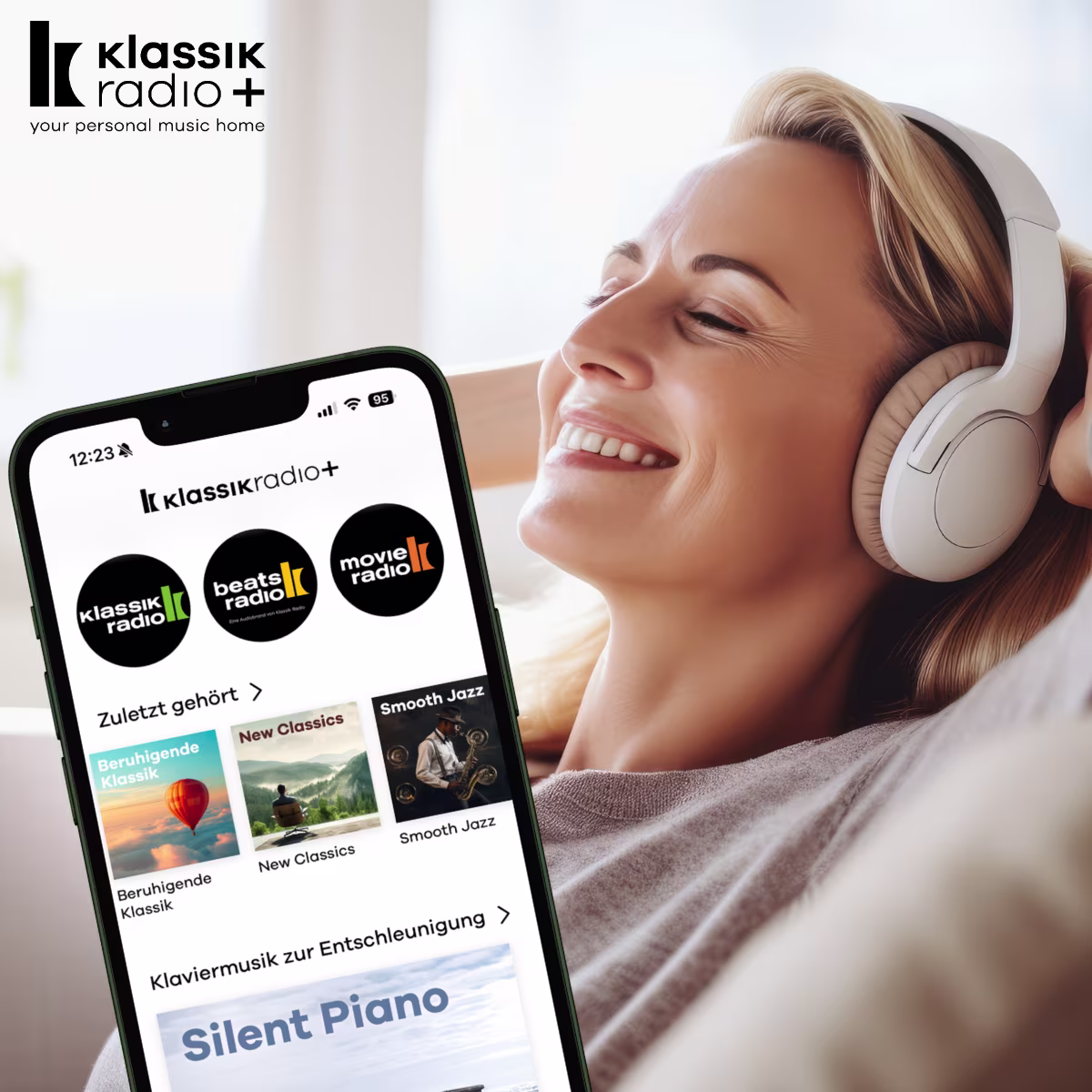 Klassik Radio Plus - Die Musik-App zum Entspannen und Genießen