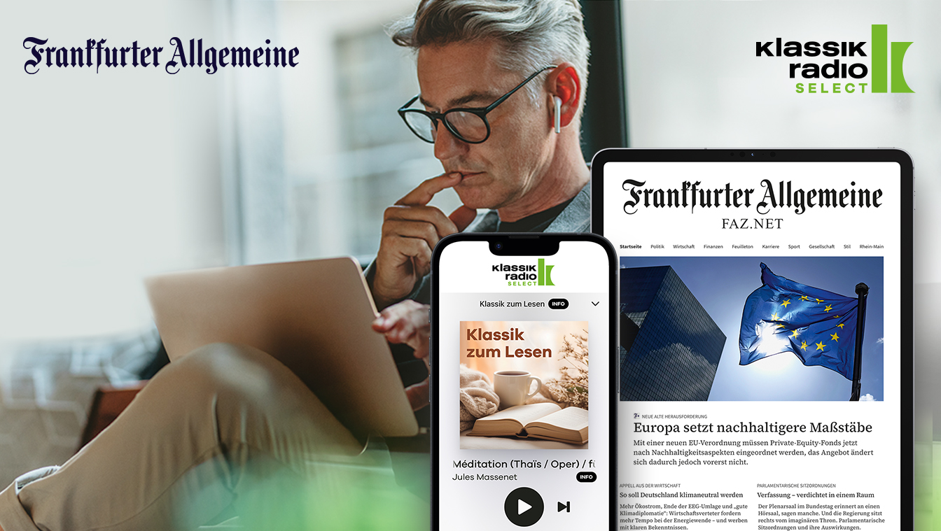 2 Monate FAZ+ und Klassik Radio Select gratis