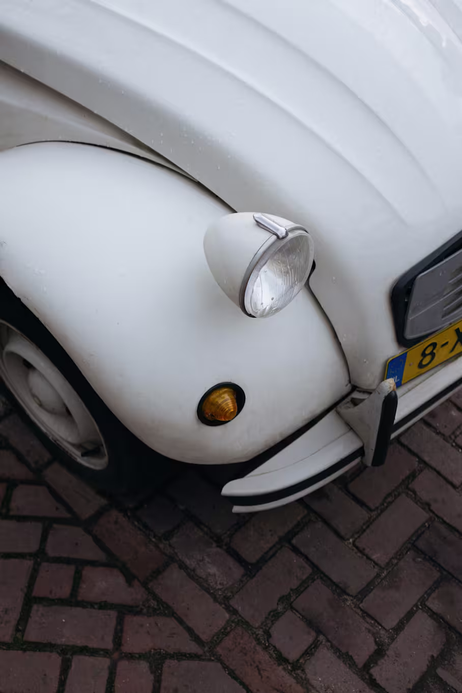 Motorhaube eines alten Autos