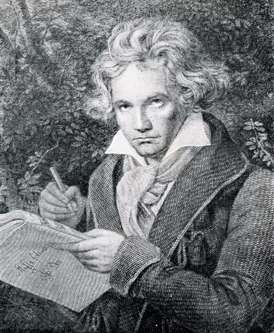 Portrait des Komponisten Beethoven
