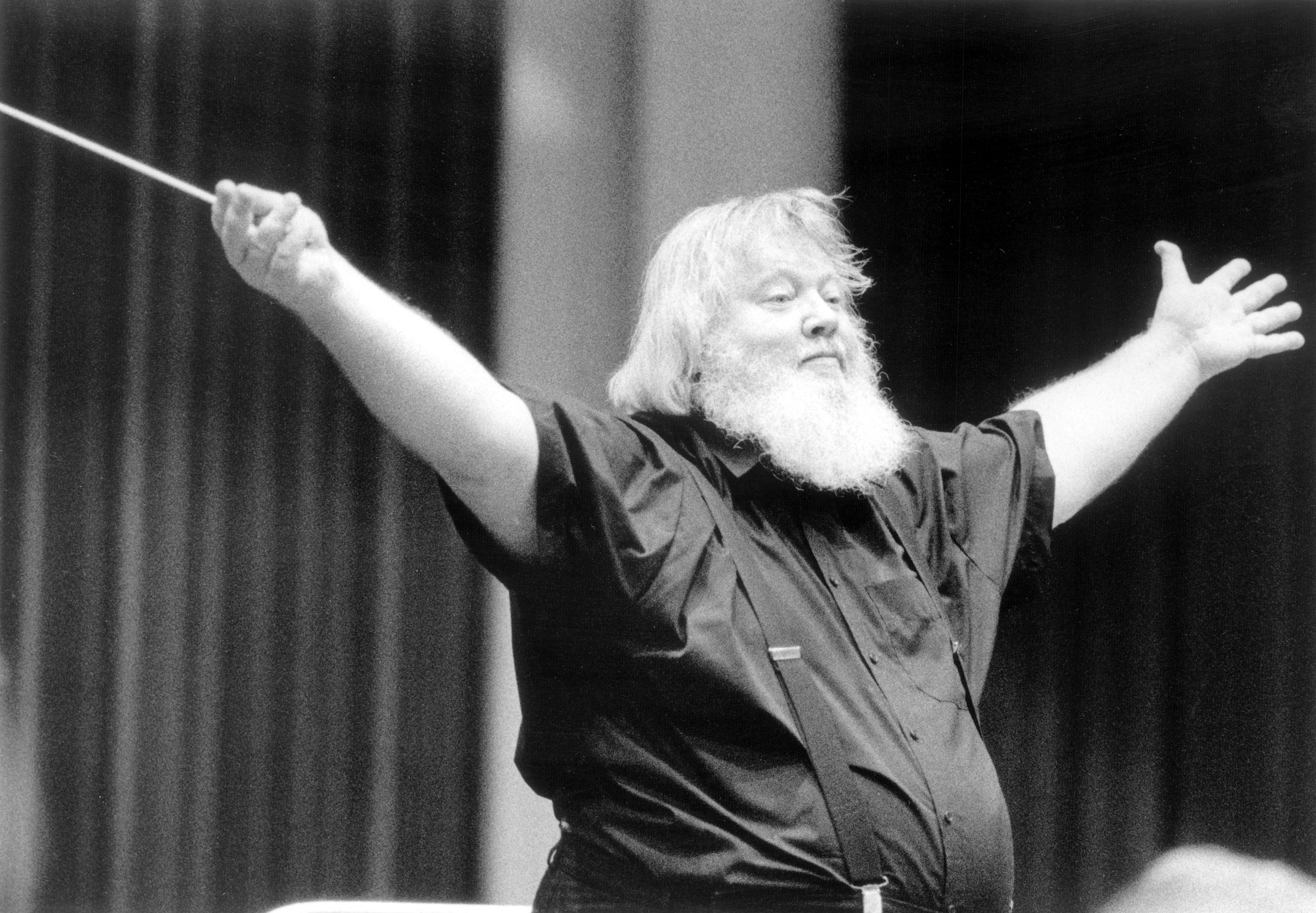 Der finnische Dirigent und Komponist Leif Segerstam