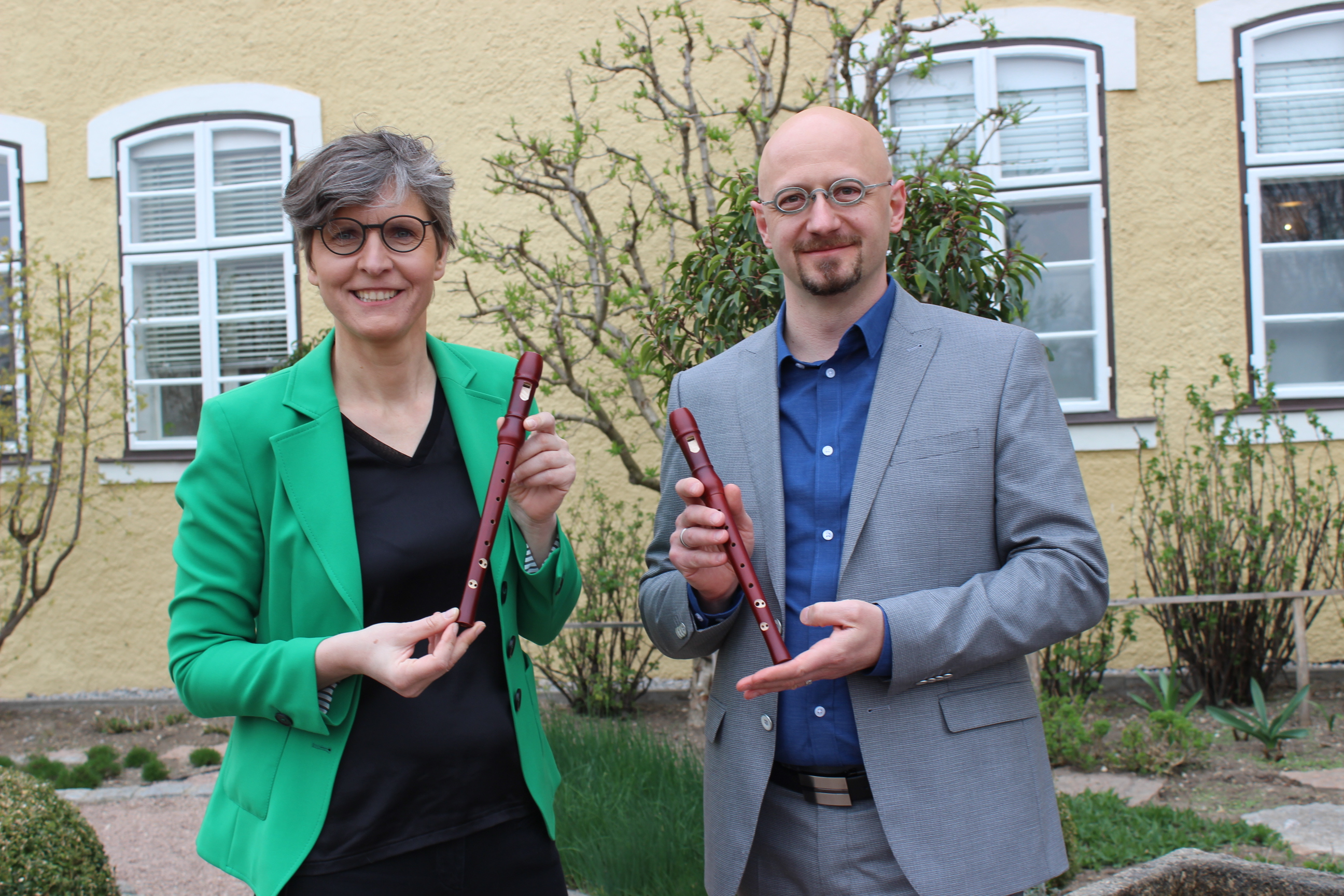 Eine Blockflöte als Geschenk zum Schulbeginn 