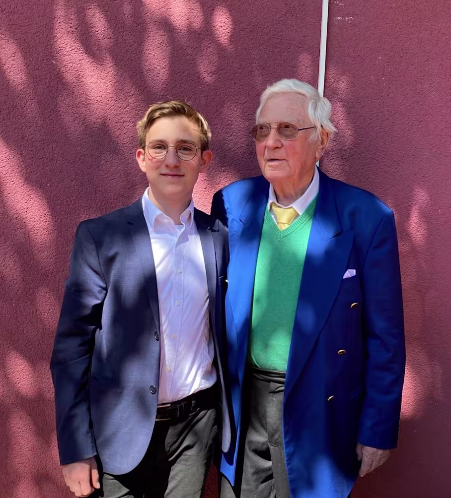 Klassik Radio Hörer Erol Totic aus Berlin mit seinem Opa