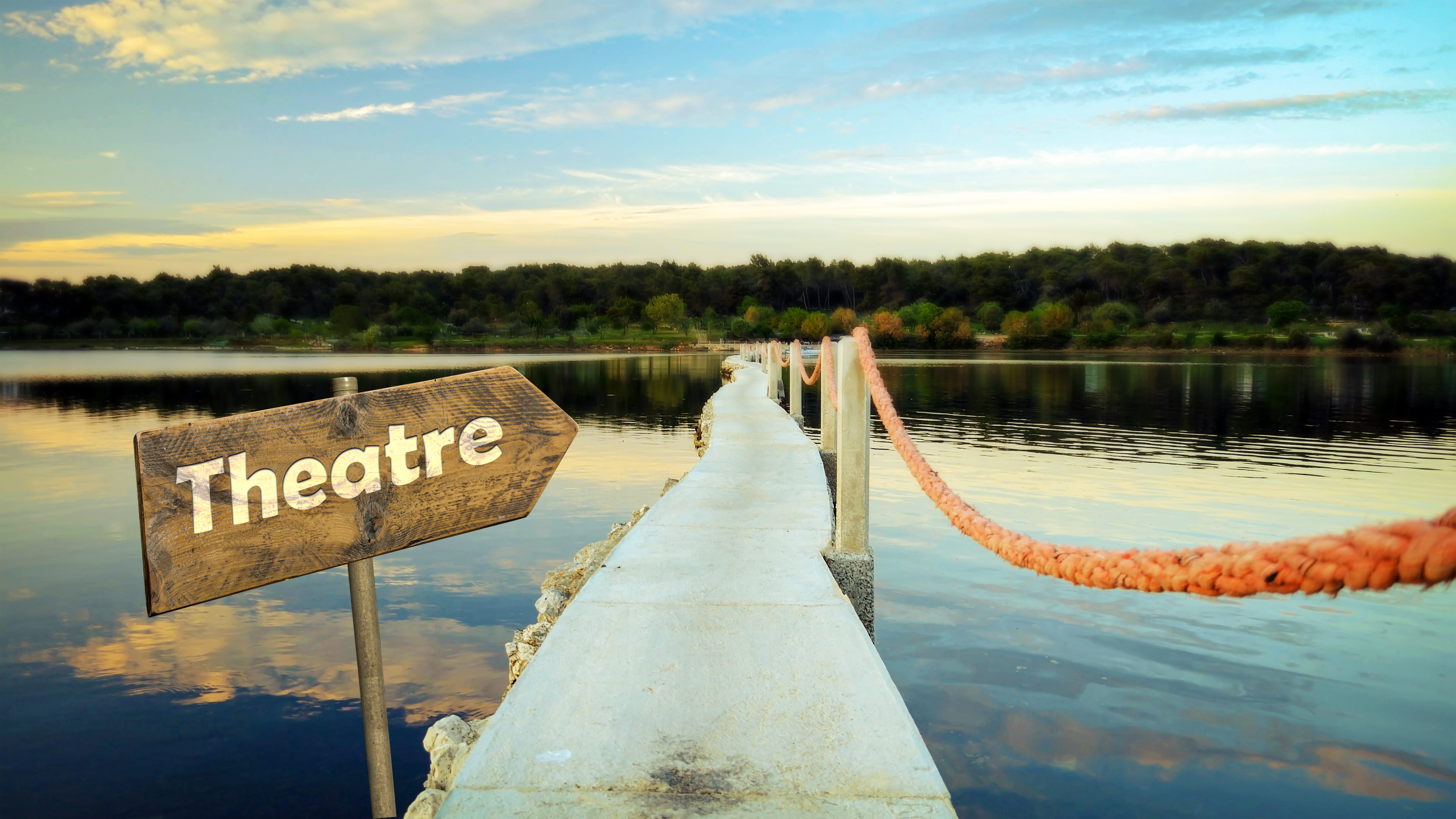 "Der fliegende Holländer" vor Badehäuschen
