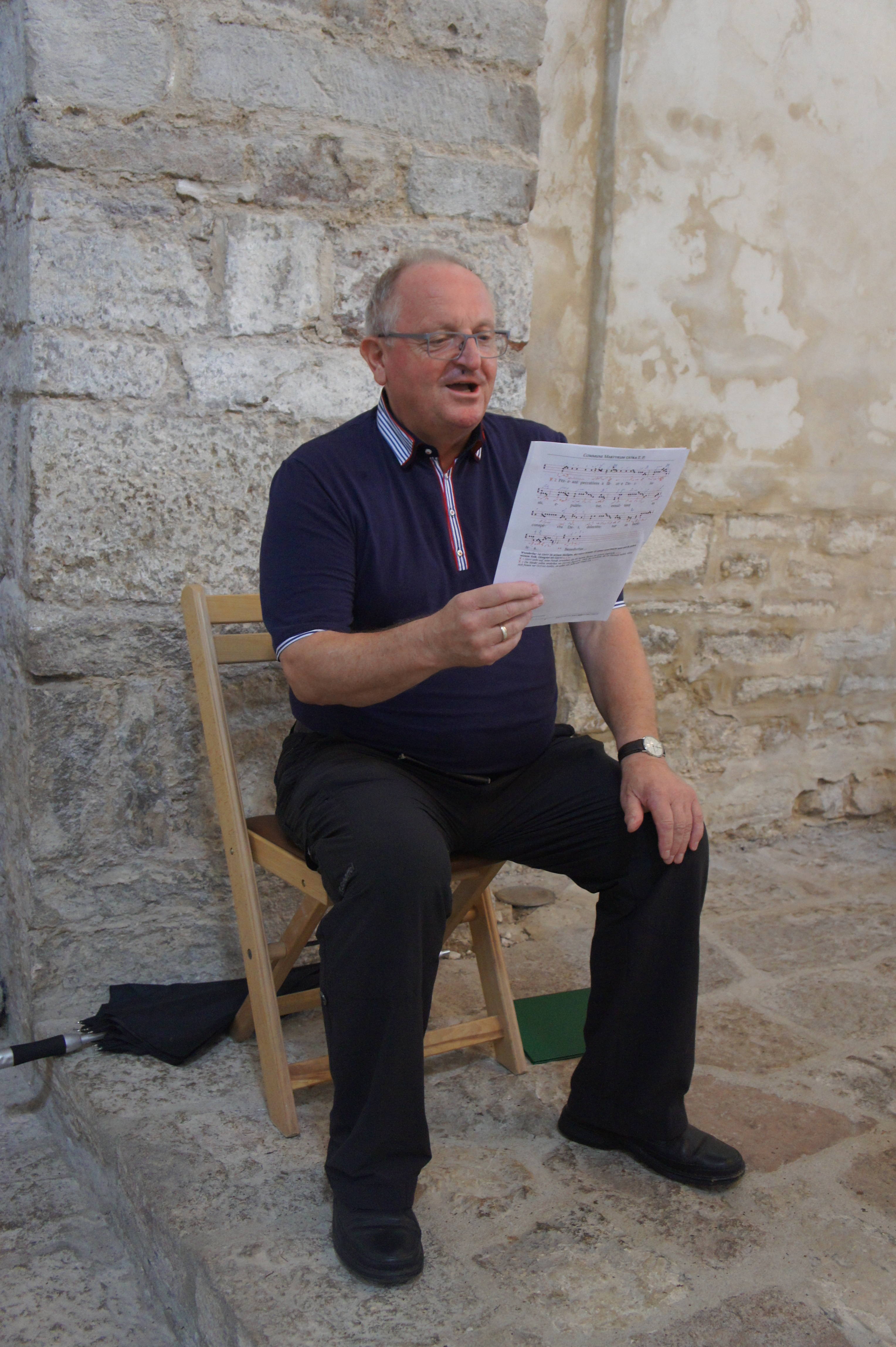 Gunter Fuchs aus Pockenheim hat das Singen für sich entdeckt
