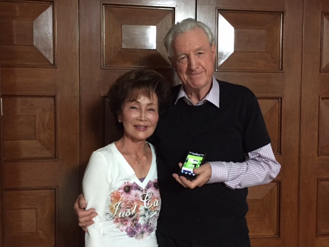 Takako Nishizaki mit ihrem Mann Klasu Heymann