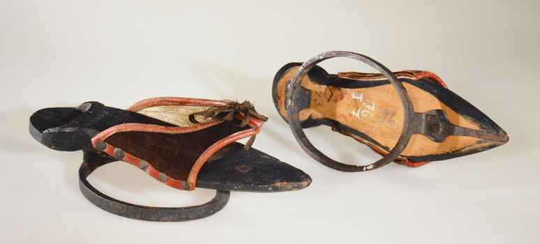 Englischer Frauenunterschuh (Patten) England, 2. Hälfte 18. Jh