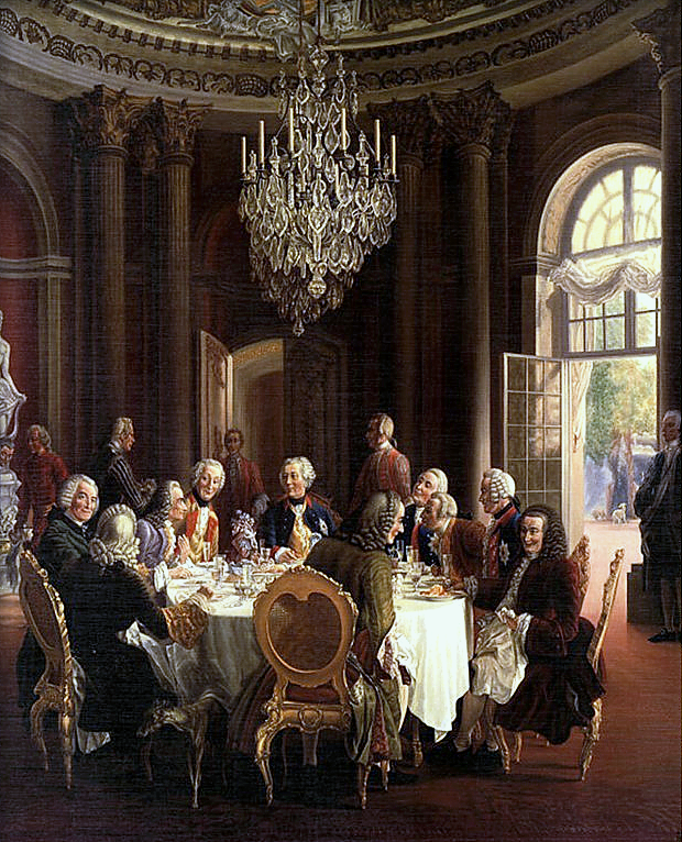 Die Tafelrunde von Sanssouci