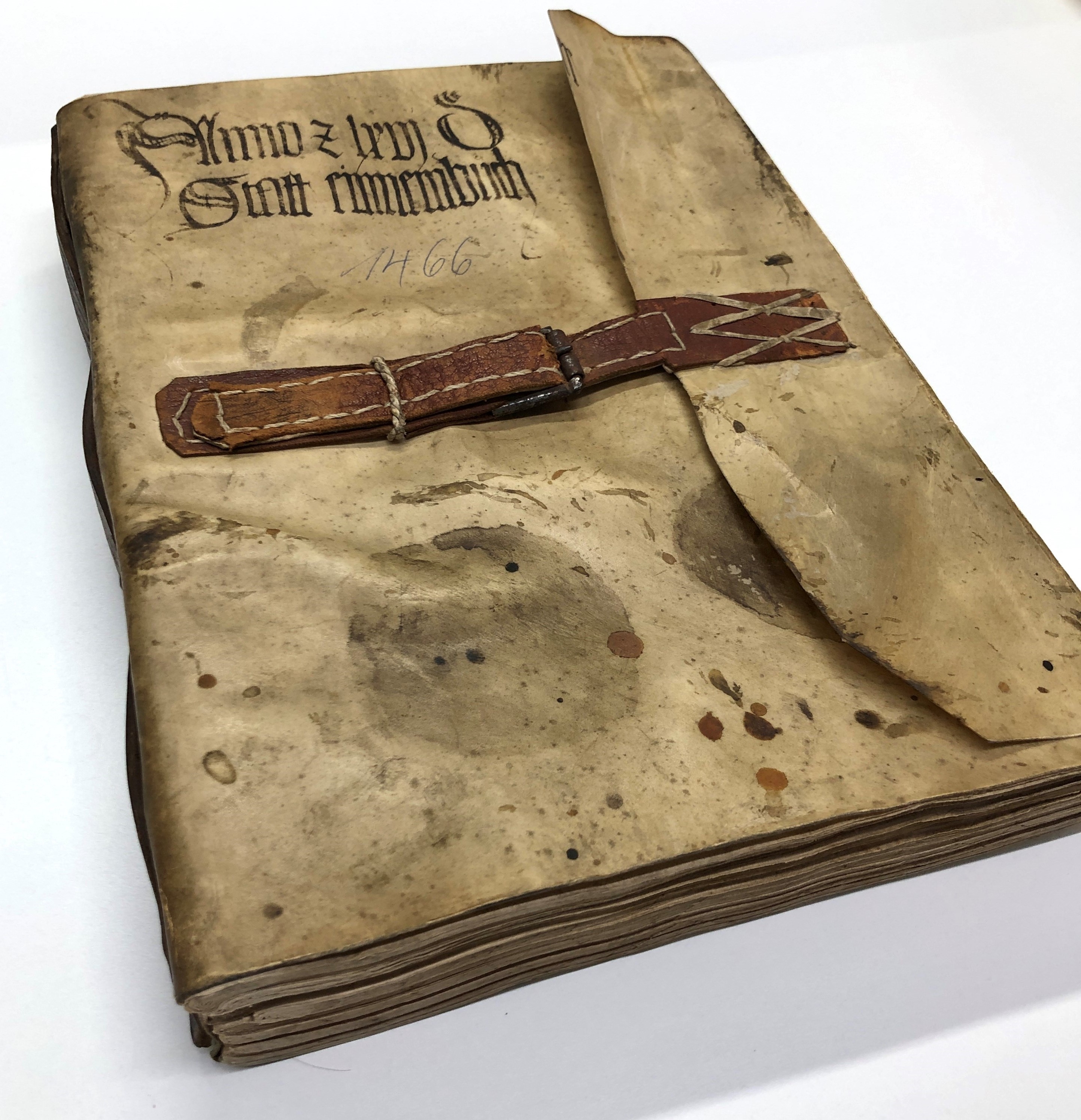 Protokoll von 1466 Stadtarchiv Augsburg