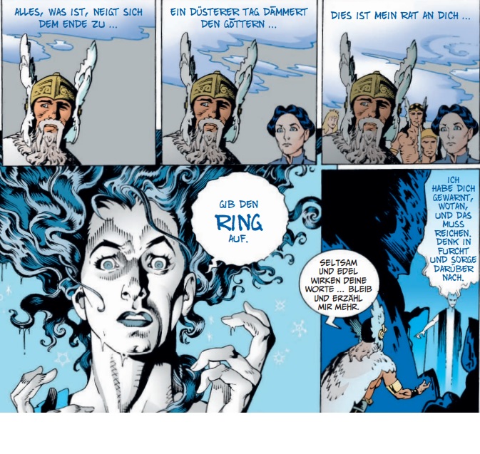 Ausschnitt aus Graphic Novel "Ring der Nibelungen"