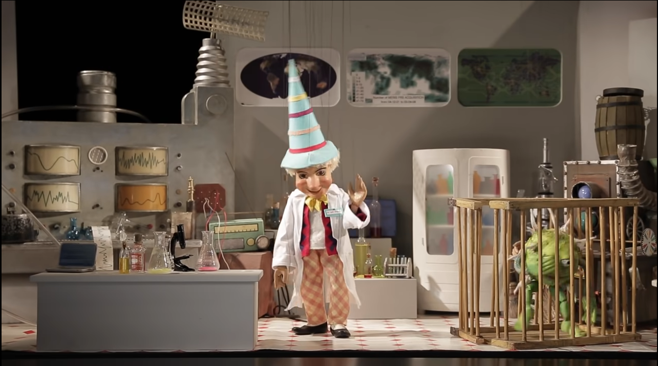 Augsburger Puppenkiste erklärt den Selbsttest