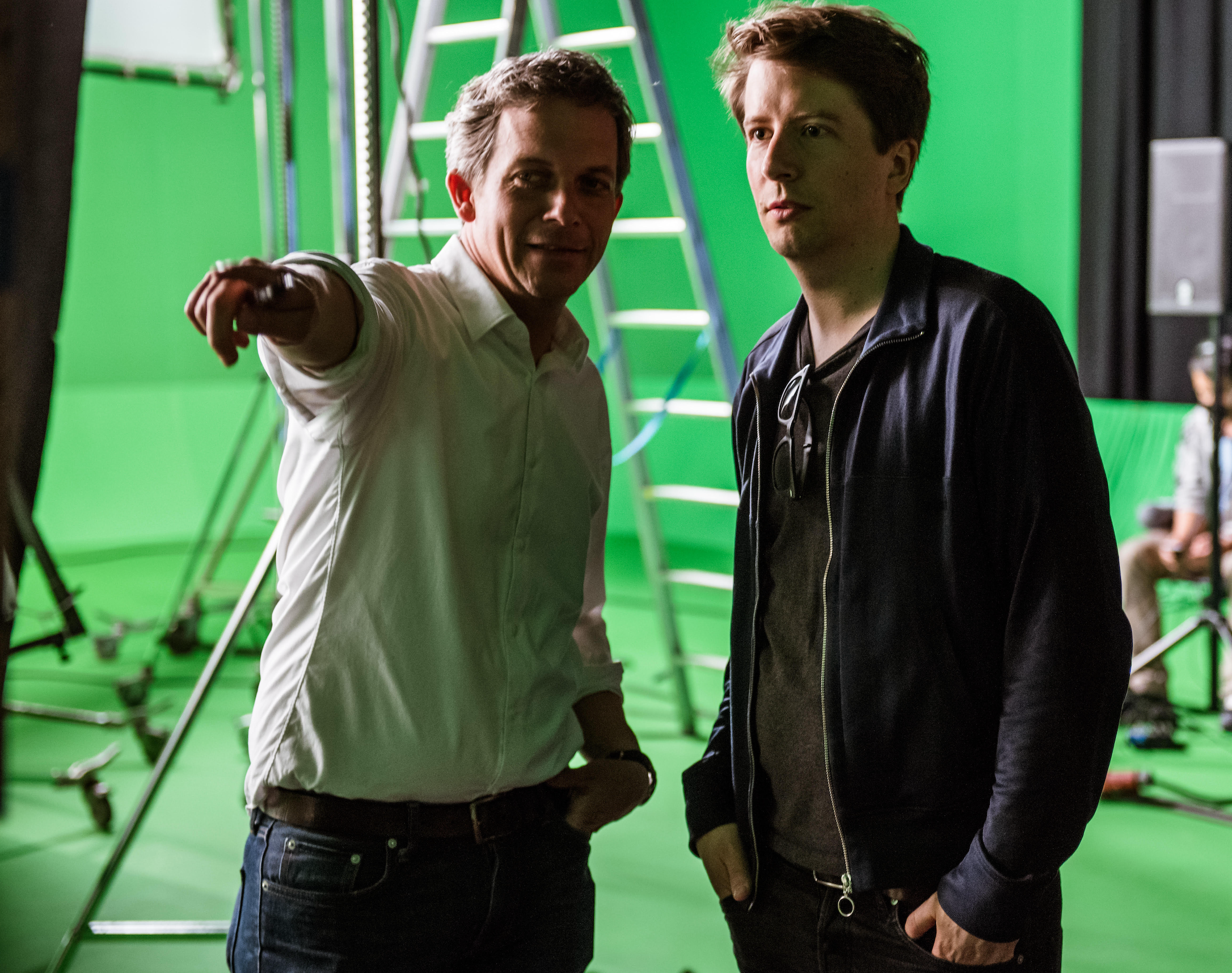 Die Produzenten Fabian Wolfart und Christopher Zwickler