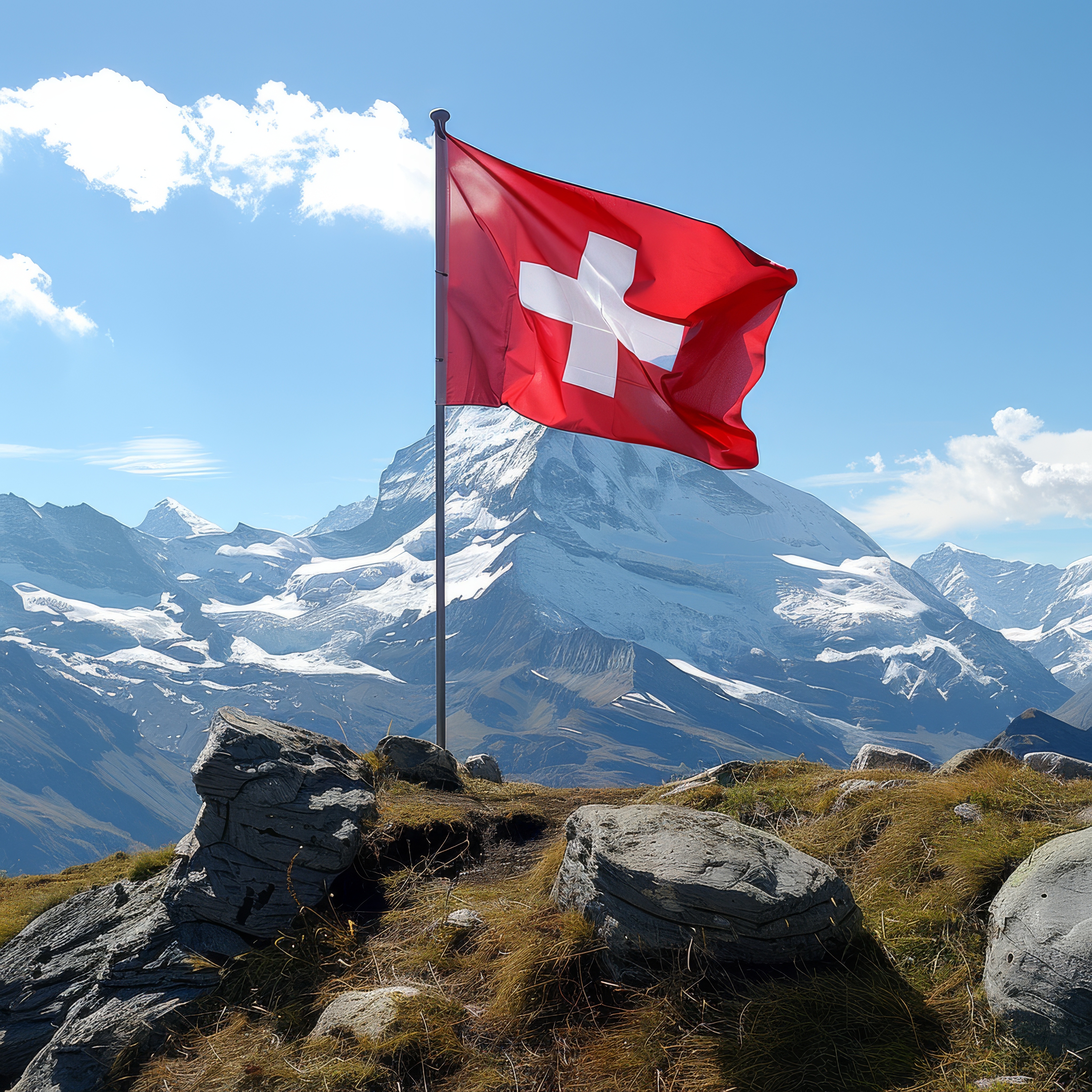 The swiss flag