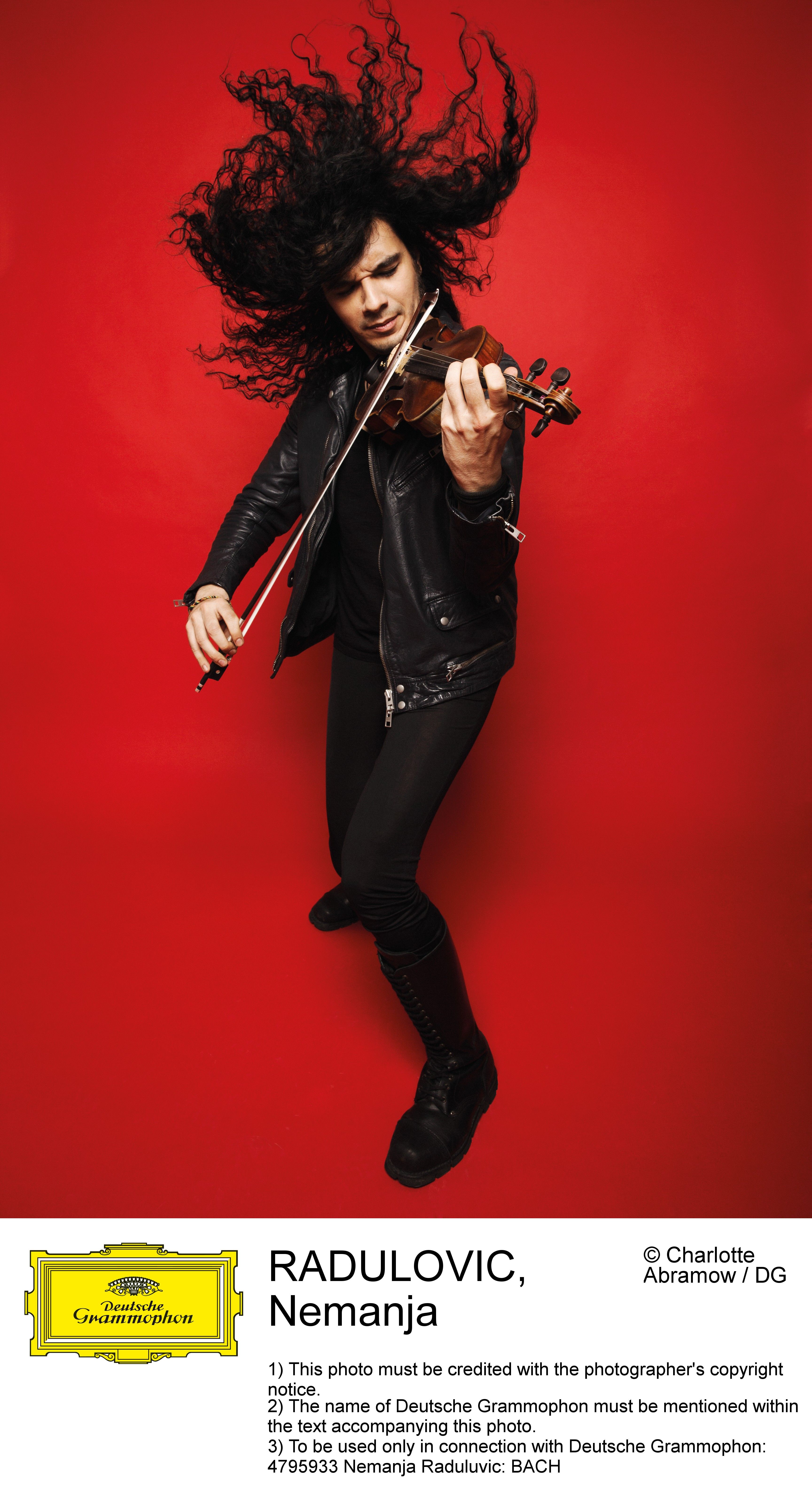 Geiger Nemanja Radulović, Pressefoto zum Album Bach