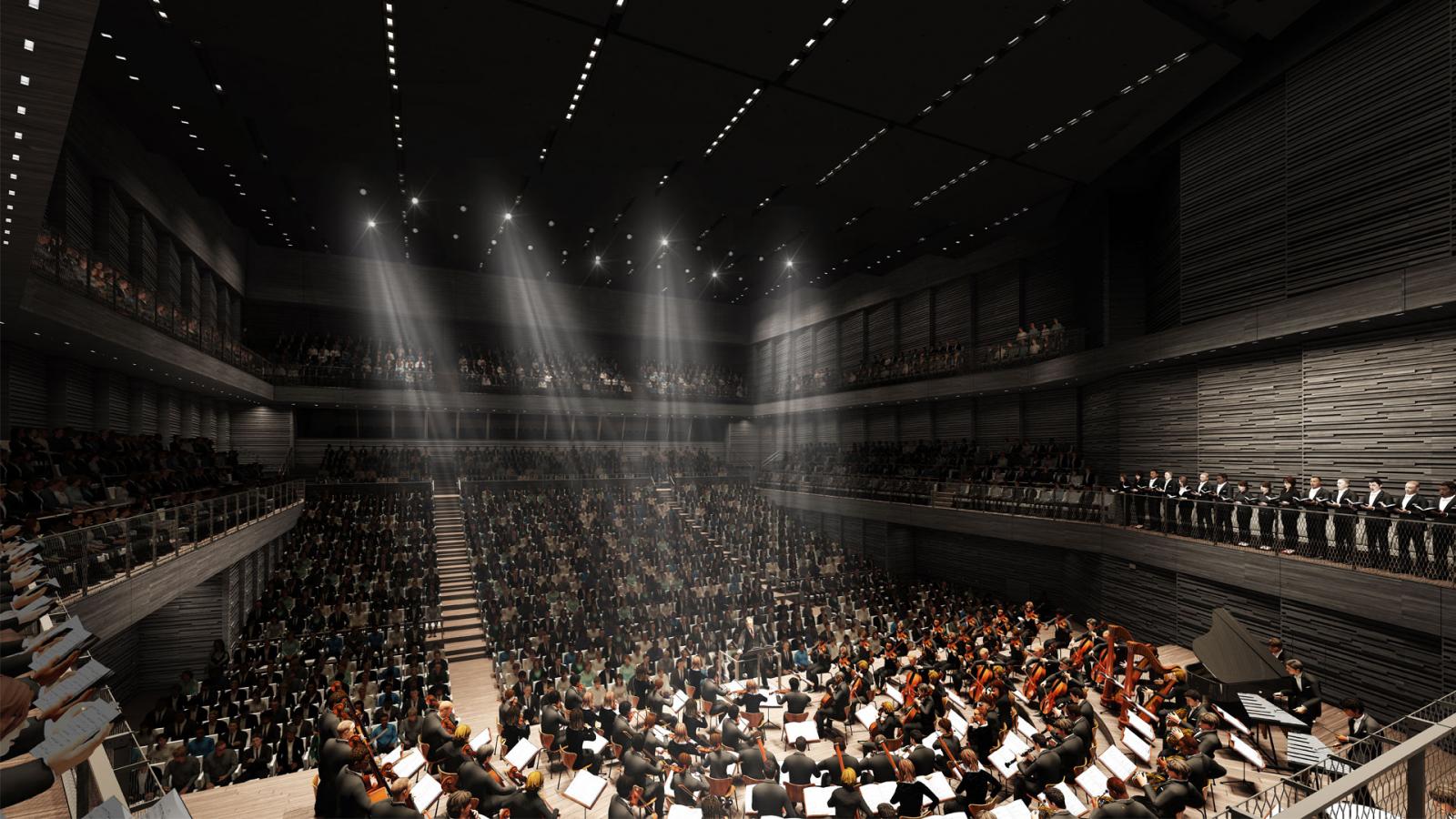 Dunkler Charme in München: die Isarphilharmonie