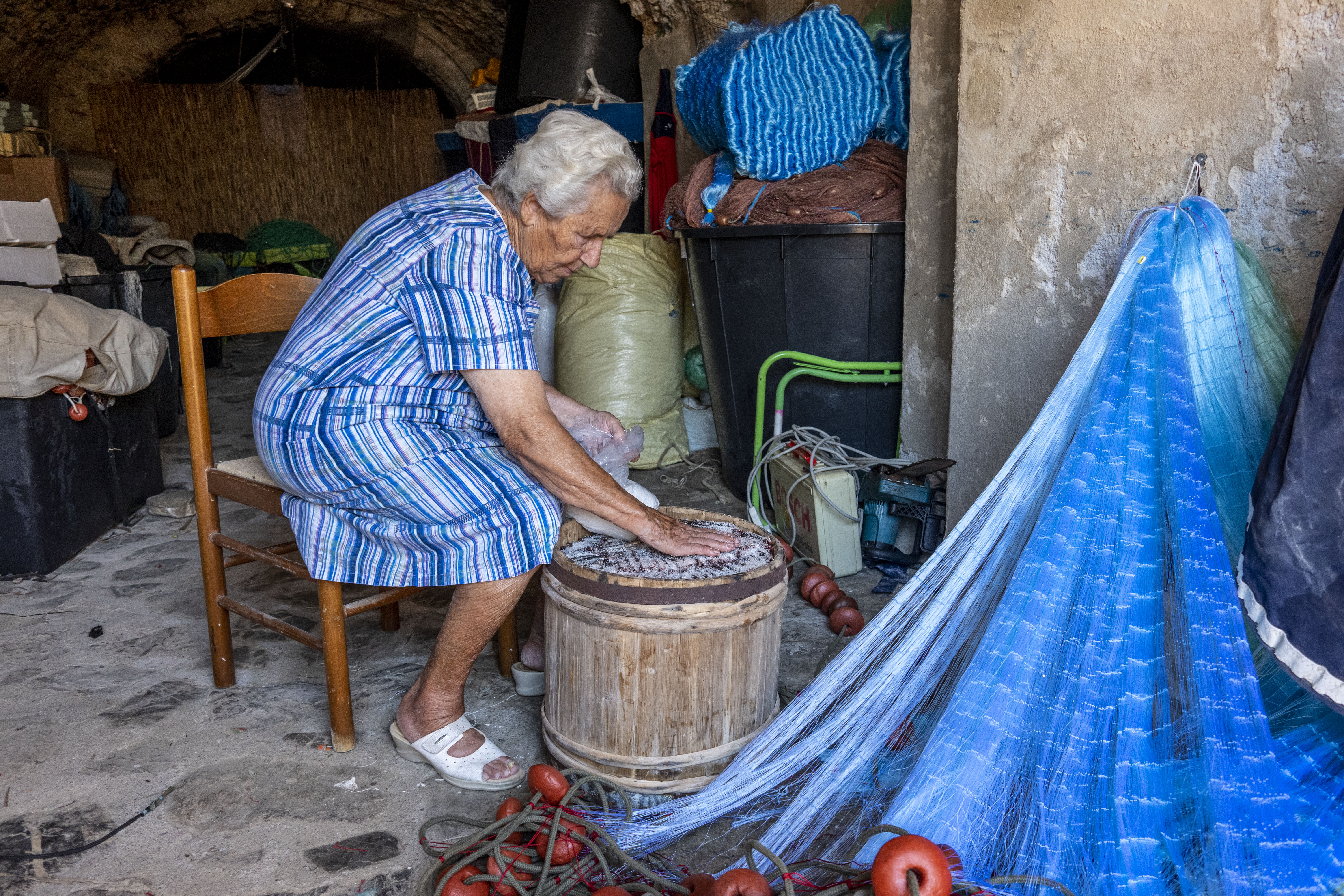 Salzen der alici di menaica