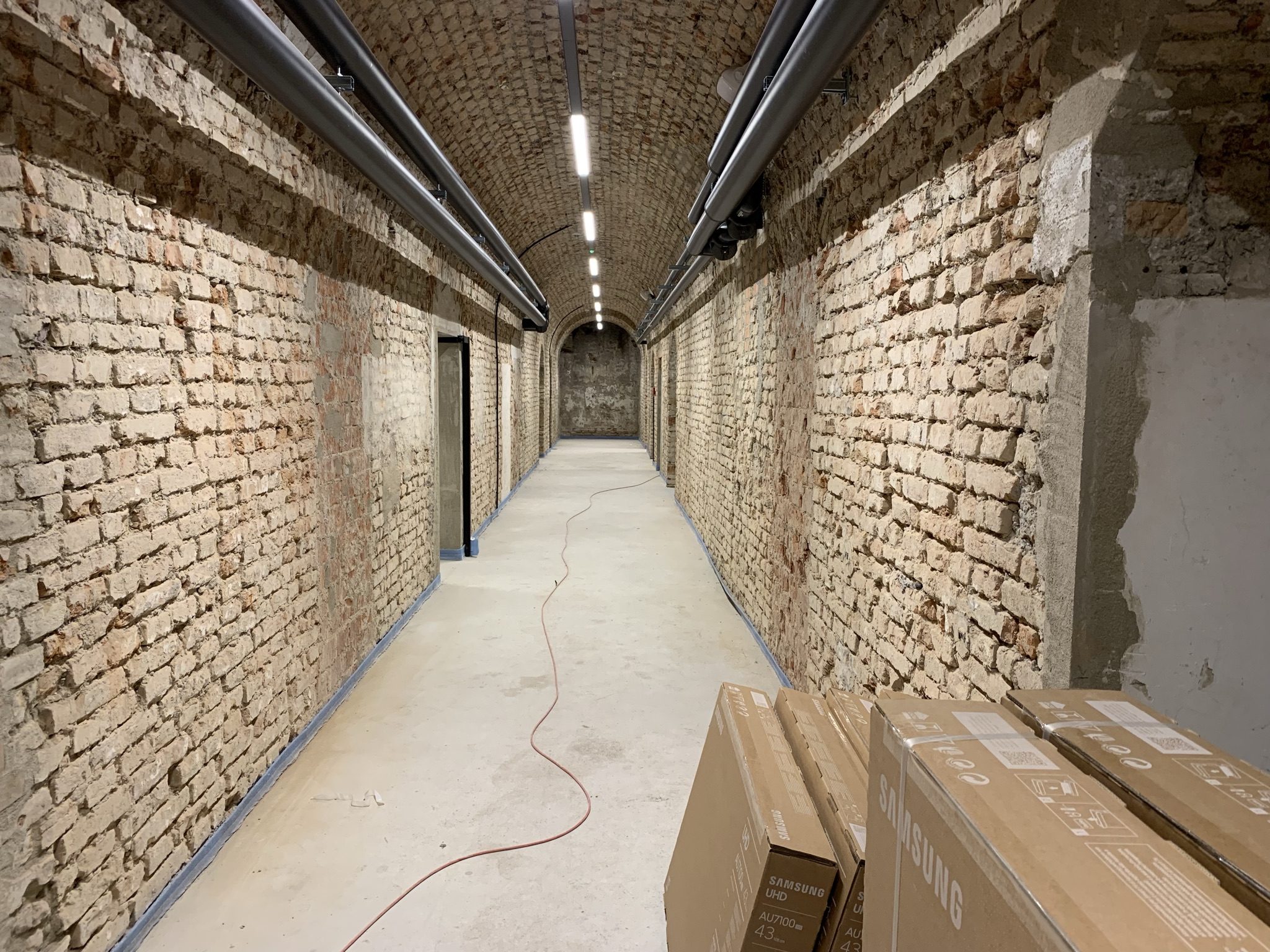 Sanierte historische Kellerräume 