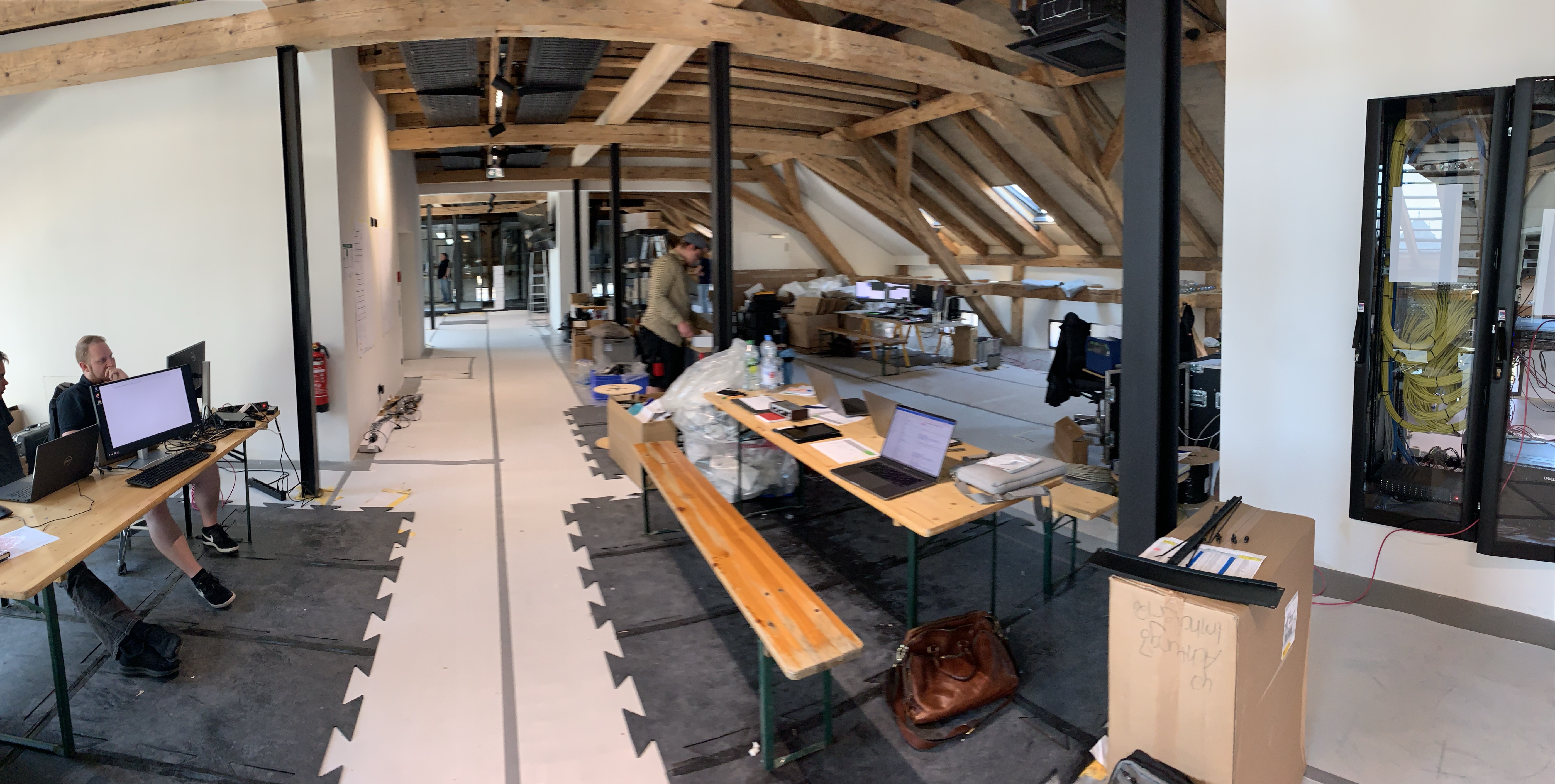 Mitten in the making: Das neue Herz des Senders ... 