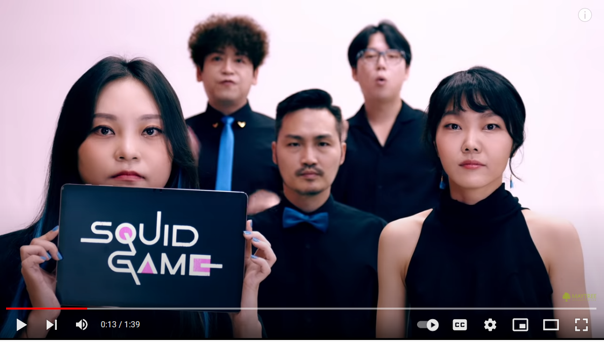 Acapella-Band singt Squid Game Soundtrack