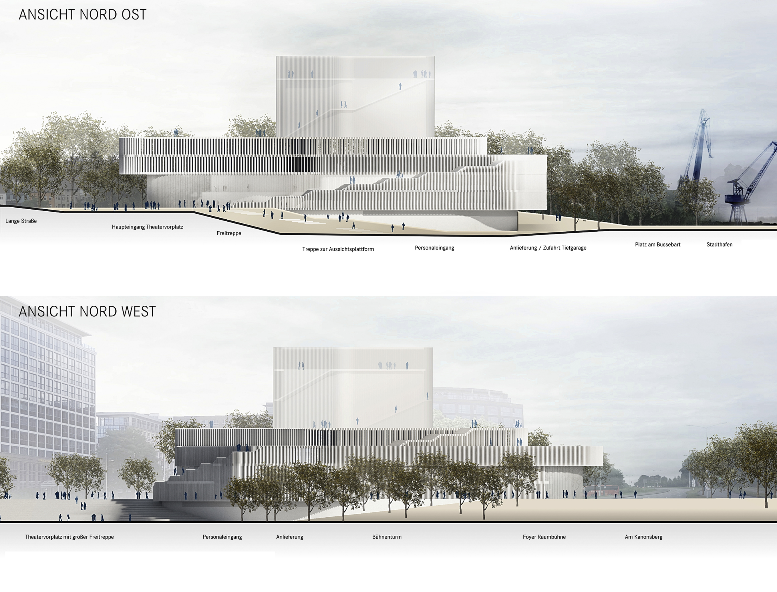 Neubau des Rostocker Volkstheaters in Planung