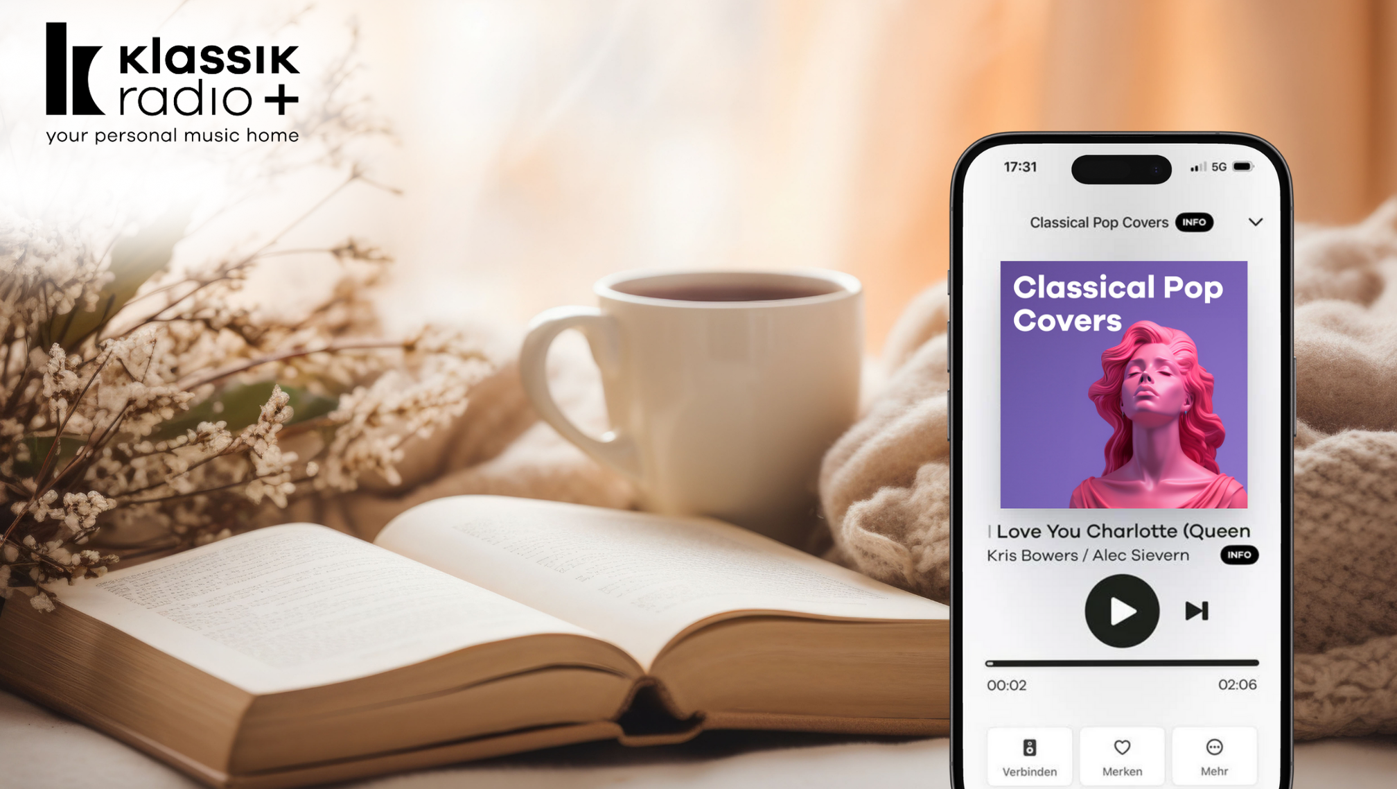 Klassik Radio Plus - perfekt zum Lesen