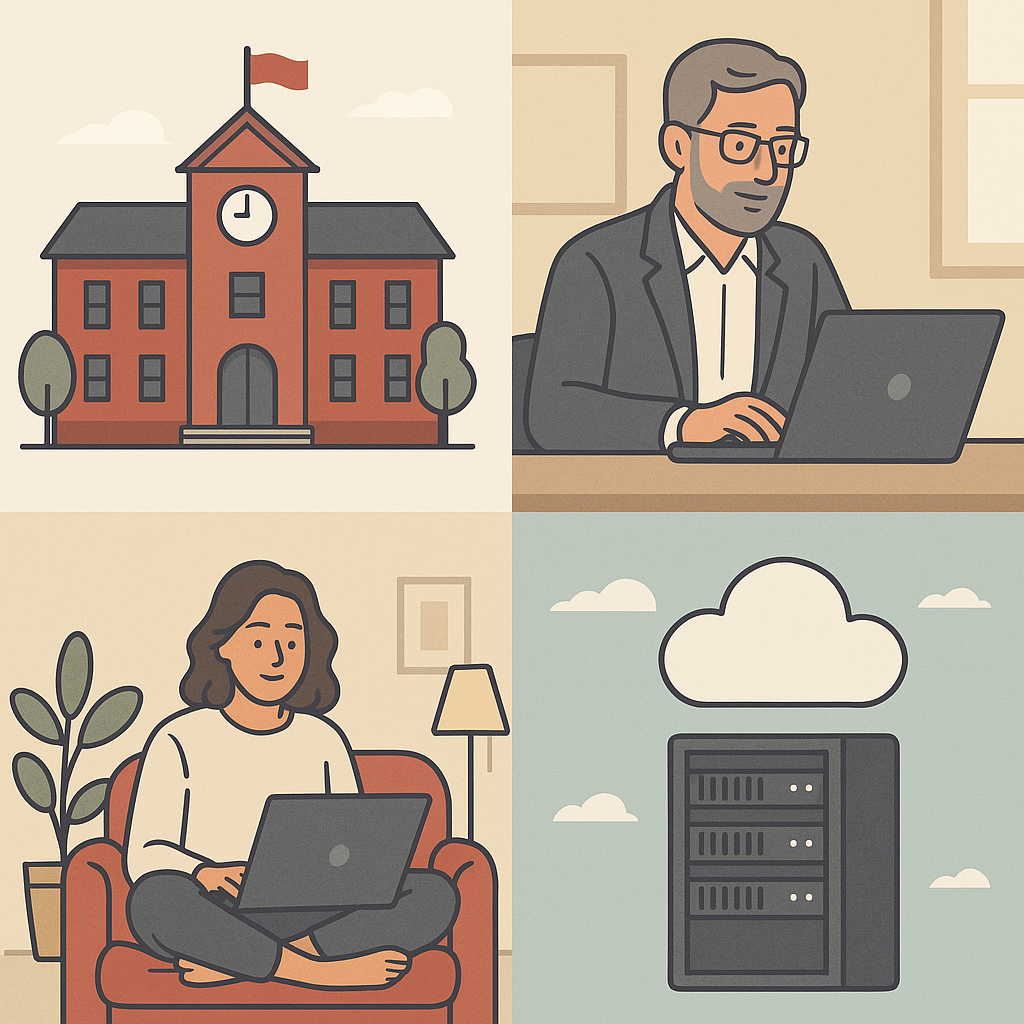 Remote learning illustration on StackTrack