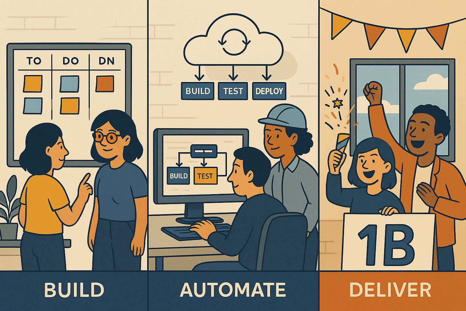 Build, automate and deliver