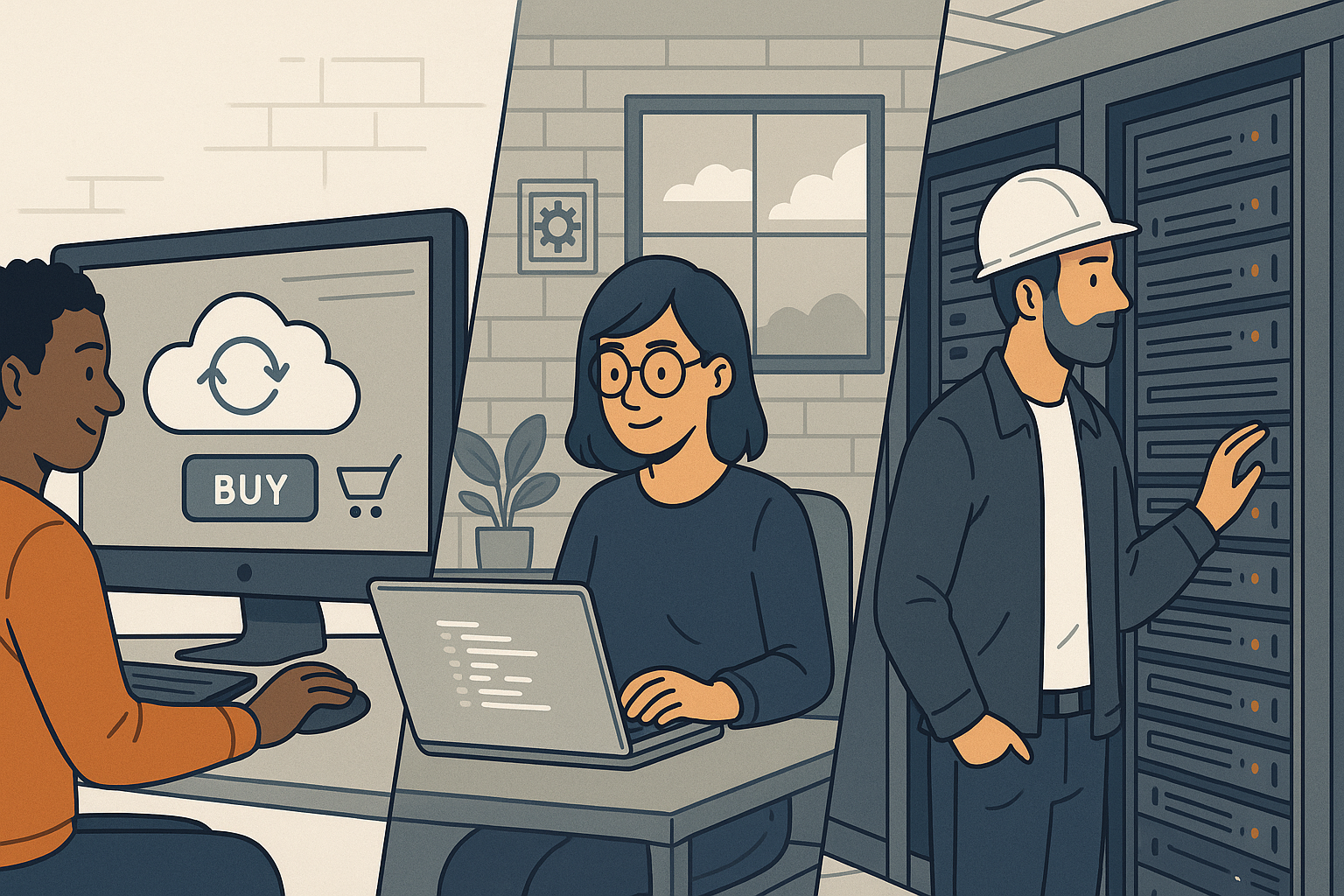 Image illustrating and invisible but effective DevOps Strategy
