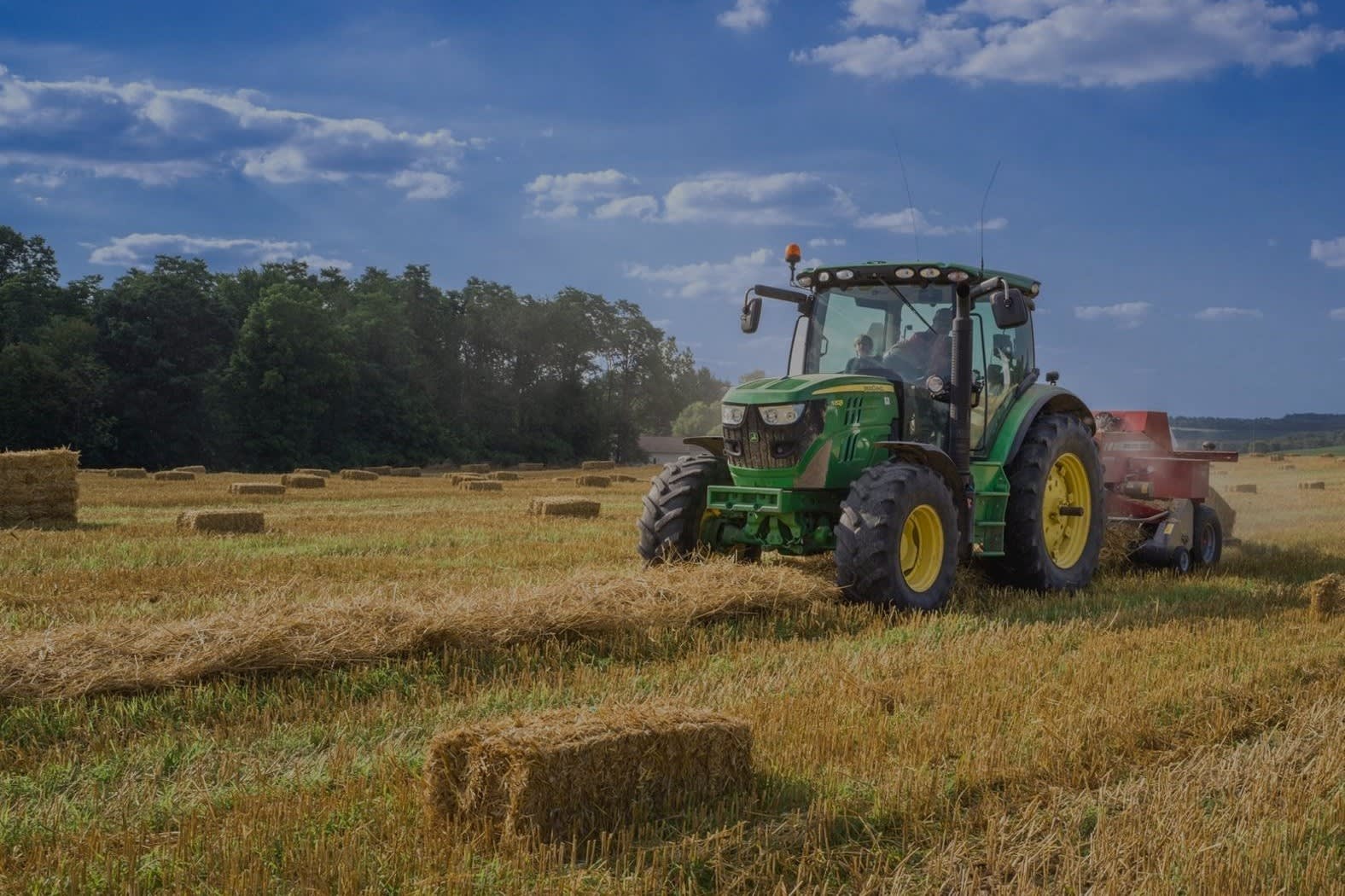 Agriculture low contrast hero image