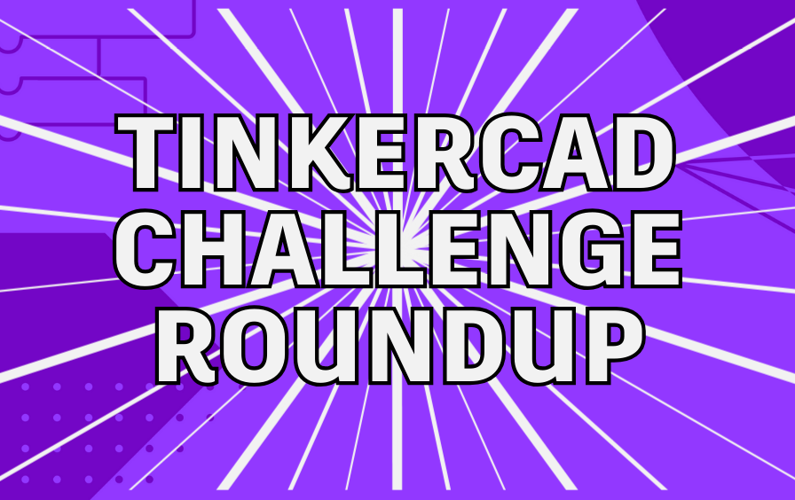 Tinkercad Challenges Roundup Feed the Fish, Nuts and Bolts, Holiday Feast Tinkercad