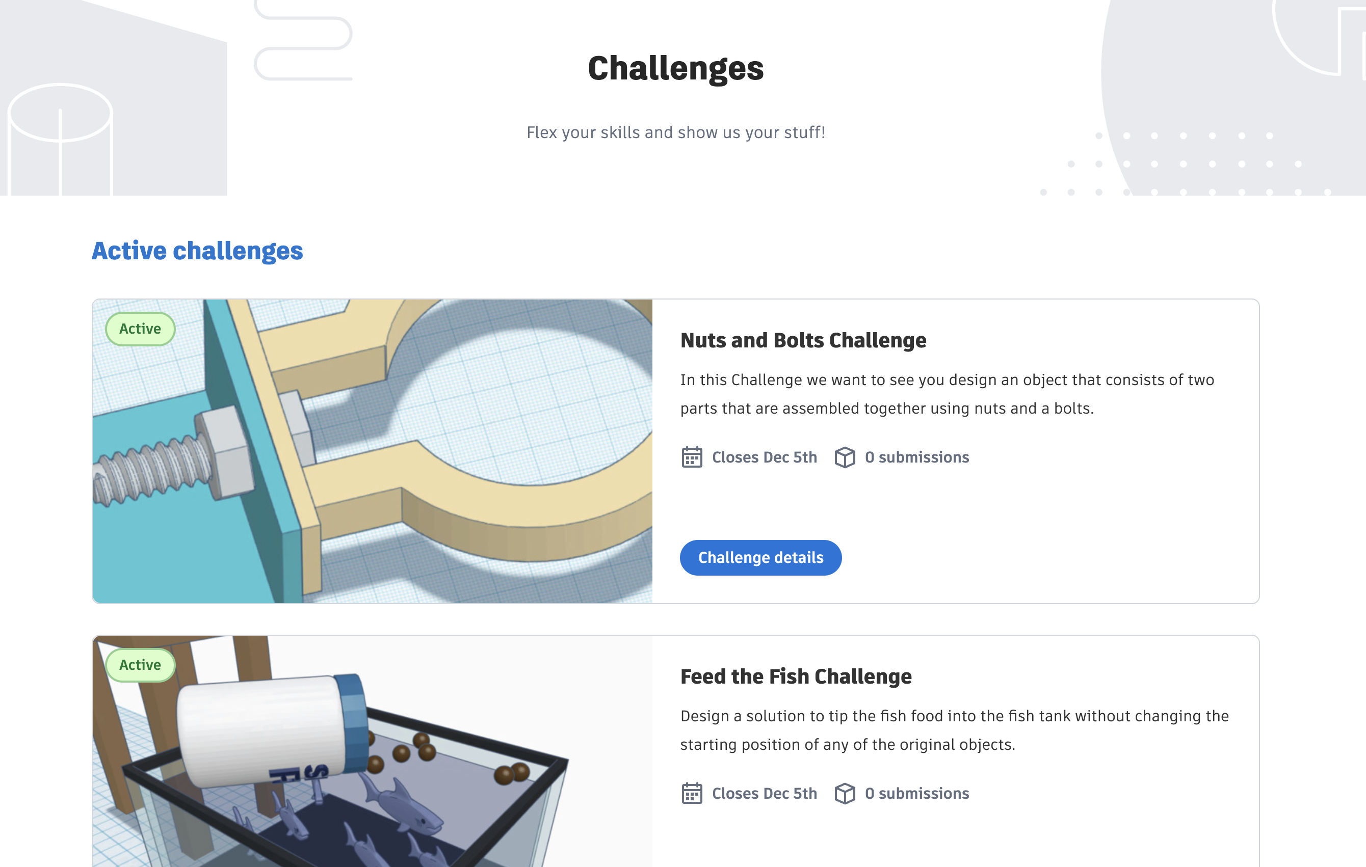 New Tinkercad Challenges! - Tinkercad