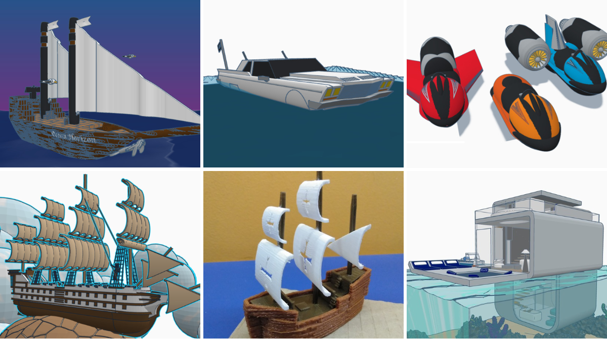 Boat Design Challenge Roundup Tinkercad
