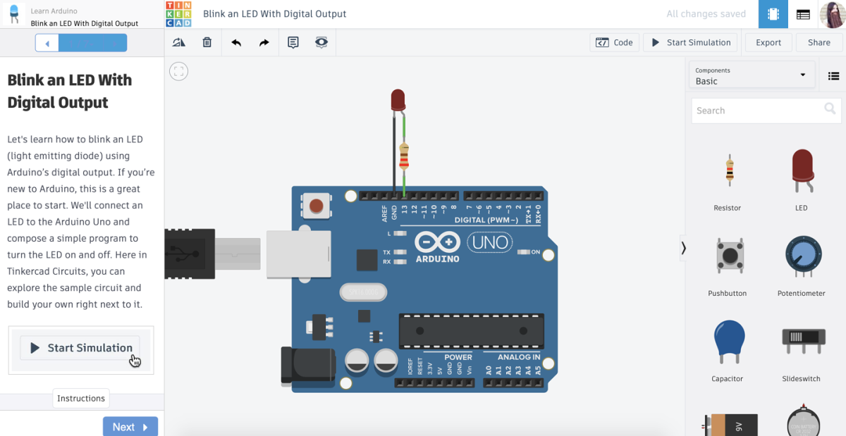 Tinkercad проекты на ардуино