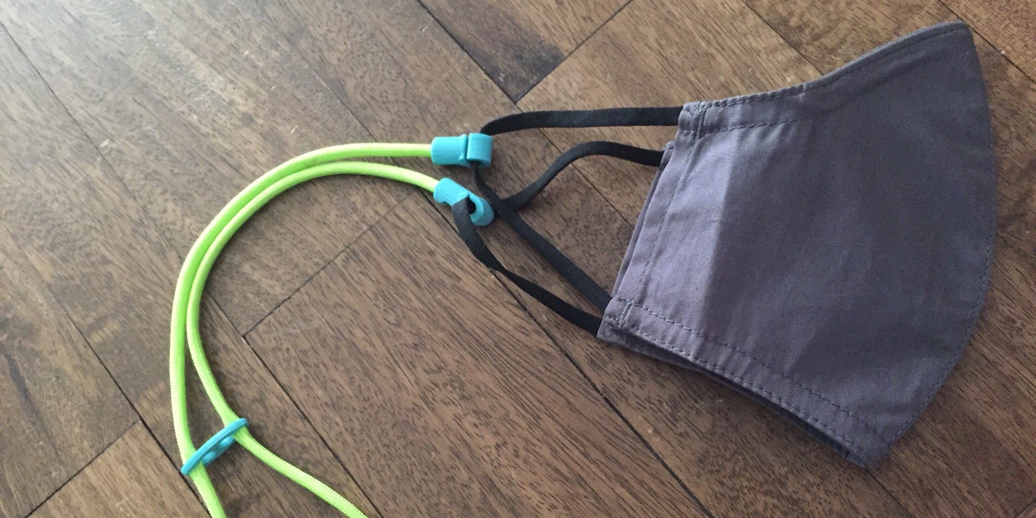 Teen Designs 3D Printed Mask Lanyard Using Tinkercad Tinkercad