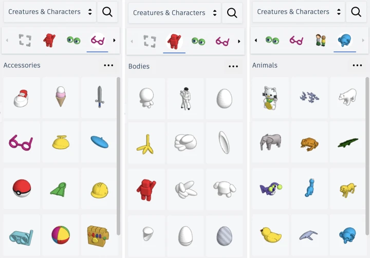 Tinkercad Blog: Meet the New Tinkercad Shapes Panel