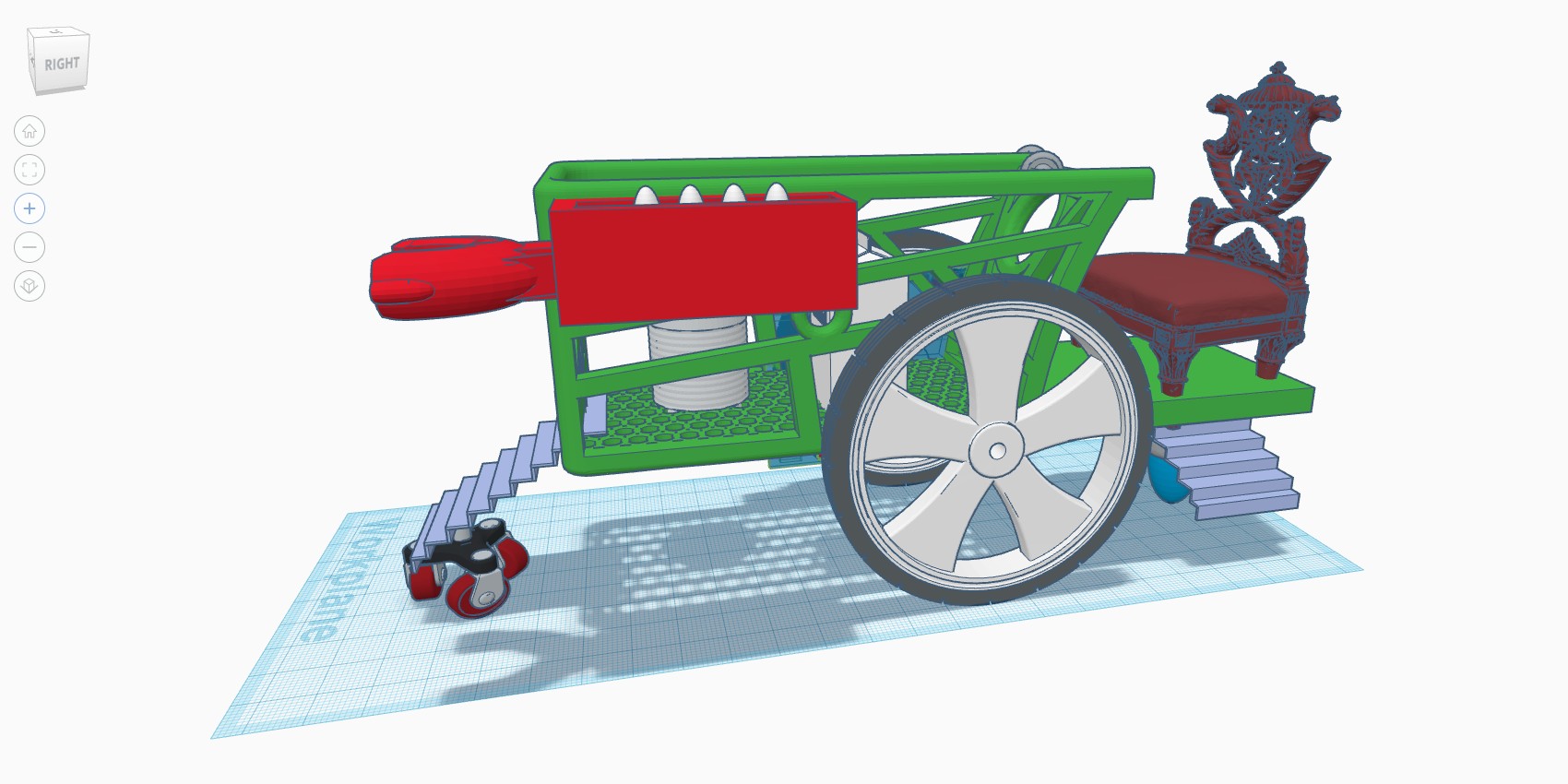 Reinvent the Shopping Cart Tinkercad