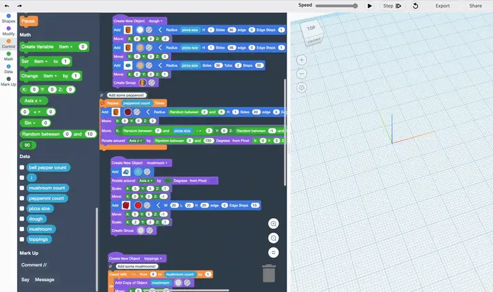 Codeblocks TinkerTips! Did you know you can add variables and random  elements to your Codeblocks design? Try it out with the introductory…