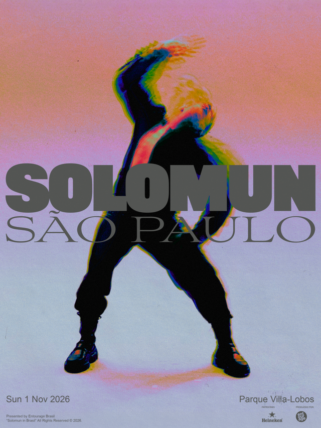 Flyer do evento SOLOMUN em SP em São Paulo