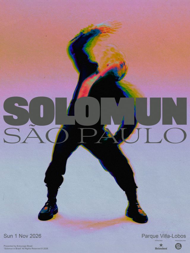 Flyer do evento SOLOMUN em SP em São Paulo