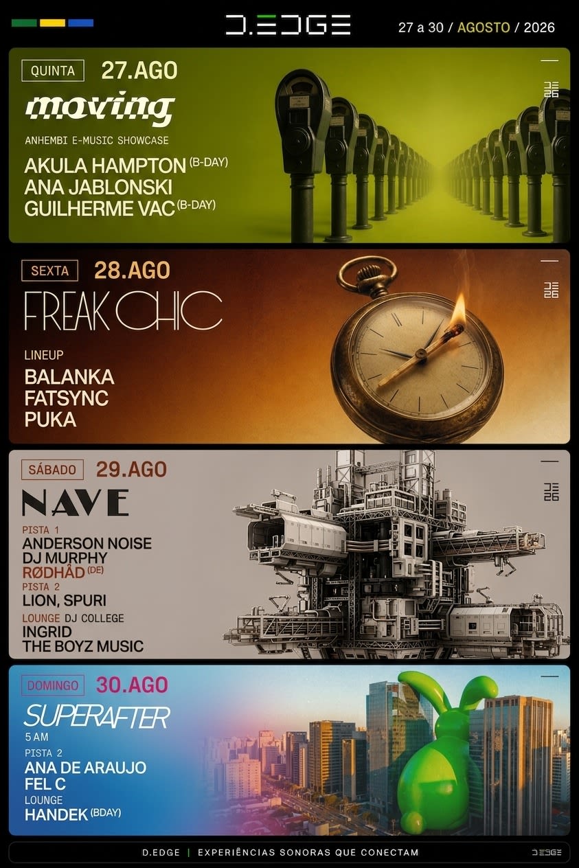 Flyer da lista VIP D-EDGE - Superafter em D-edge