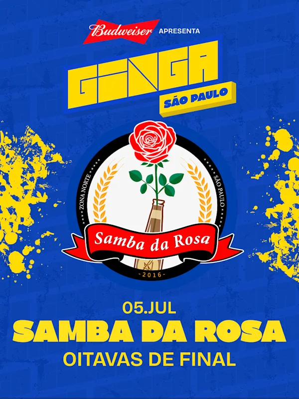 Ginga São Paulo :: 05 de Julho :: Samba da Rosa