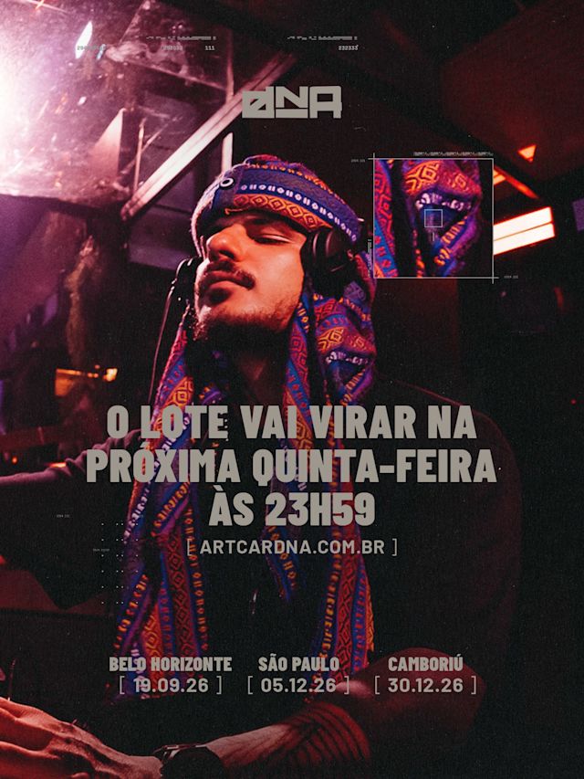Flyer do evento DNA ARTCAR by VINTAGE CULTURE em Cotia