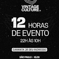 Flyer de VINTAGE CULTURE em São Paulo